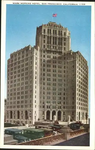 San Francisco California Mark Hopkins Hotel  / San Francisco /