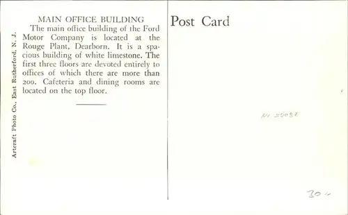 Dearborn Michigan General Office Ford Motor Company / Dearborn /