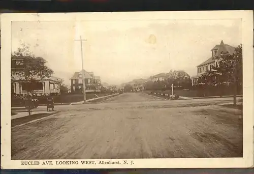 Allenhurst New Jersey Euclid Looking West  / Allenhurst /