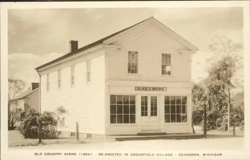 Dearborn Michigan Old Country Store Elias Brown / Dearborn /