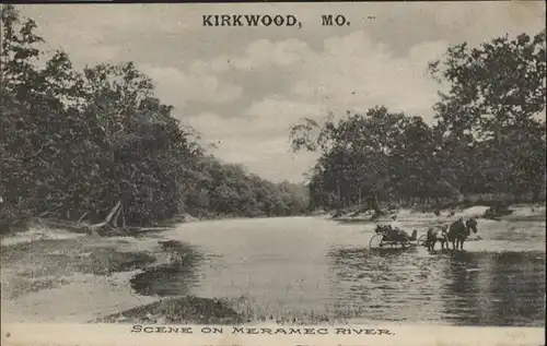 Kirkwood Missouri Meramec River Kutsche  / United States /