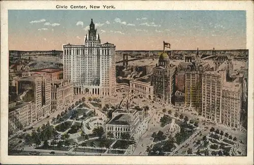 New York City Civic Center  / New York /