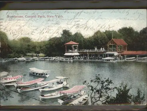 New York City Boathouse Central Park  / New York /