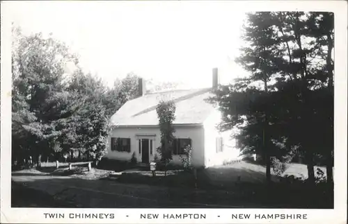 New Hampton New Hampshire Twin Chimneys / New Hampton /