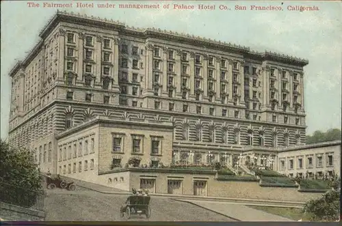San Francisco California Fairmont Hotel  Palace Hotel  / San Francisco /