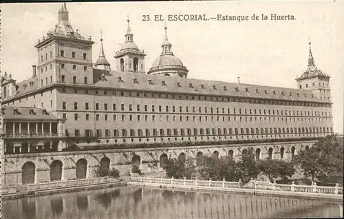 El Escorial Estanque Huerta / Spanien /