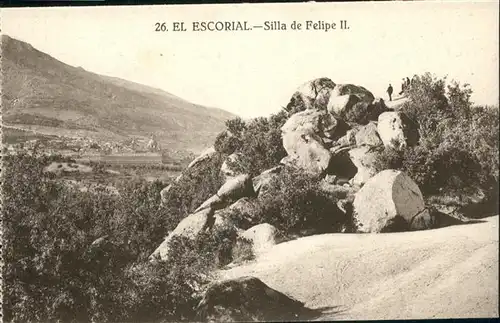 El Escorial Silla Felipe / Spanien /