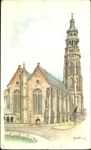 Middelburg Zeeland Kerk Lange Jan  / Middelburg /