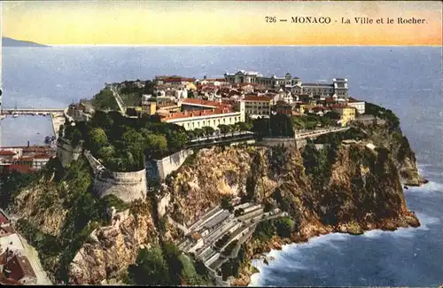 Monaco Ville et la Rocher / Monaco /