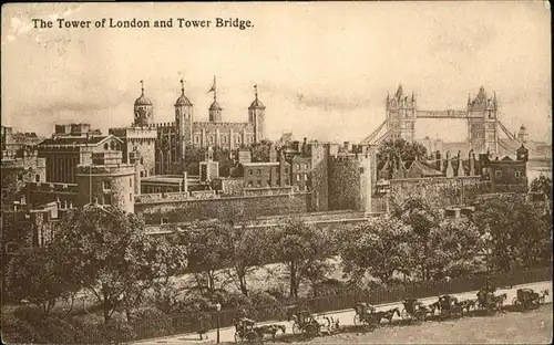 London Tower Bridge Kutsche  / City of London /Inner London - West