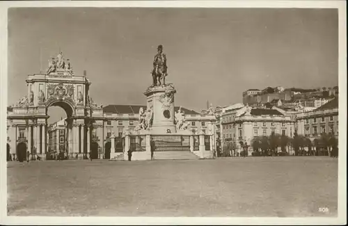 Lissabon Praca Commercio / Portugal /