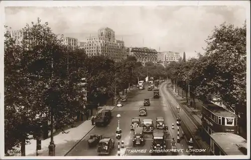 London Thames Embankment Strassenbahn  / City of London /Inner London - West