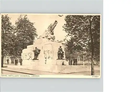 London Royal Artillery Memorial / City of London /Inner London - West