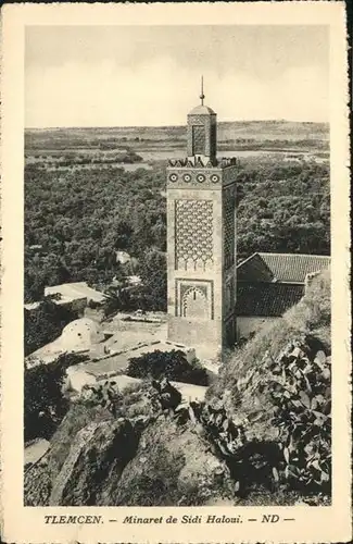 Tlemcen Minaret Sidi Haloui / Algerien /