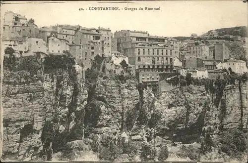 Constantine Gorges Rummel / Algerien /