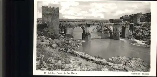 Toledo Castilla-La Mancha Bruecke / Toledo /