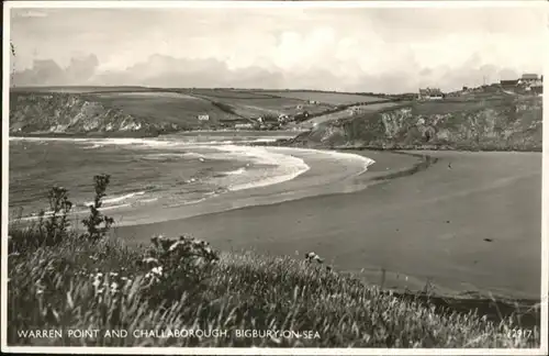 Bigbury-on-Sea Warren Point Challaborough / Grossbritannien /