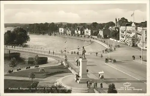 Karlstad Varmlands Lan aelvgatan Vaestra Bron  / Karlstad /