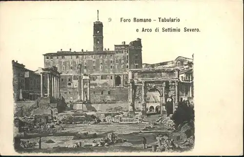 Foro Romano Tabulario Settimio Sevro /  /