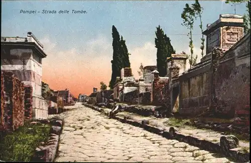 Pompei Strada Tombe /  /