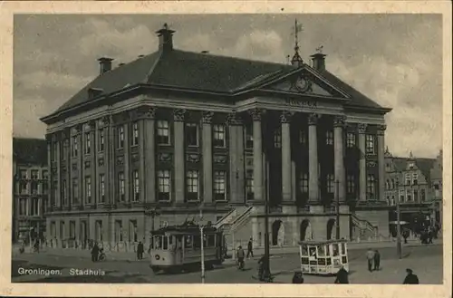 Groningen Stadhuis Strassenbahn  / Groningen /