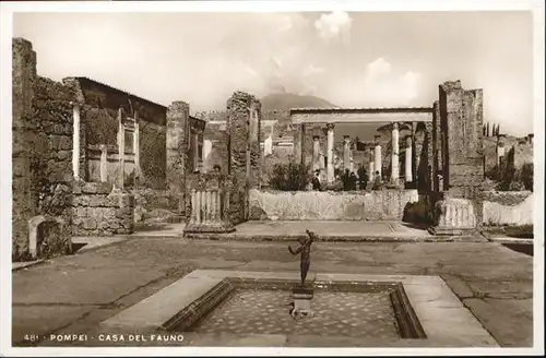 Pompei Casa del Fauno /  /