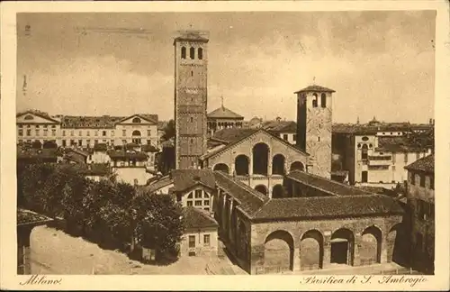 Milano Basilica S Ambrogie / Italien /