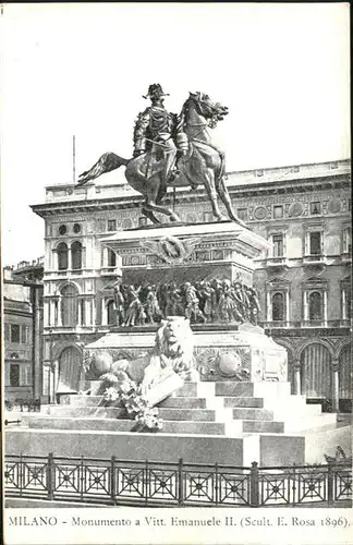 Milano Monumento Vitt Emanuele / Italien /