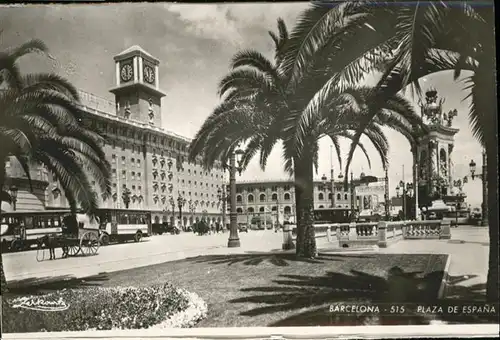 Barcelona Cataluna Plaza Espana Kutsche  / Barcelona /