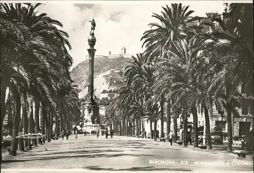 Barcelona Cataluna Monumento A Colon / Barcelona /