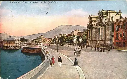 Palermo Sicilia Porta Felice Kutsche  / Palermo /