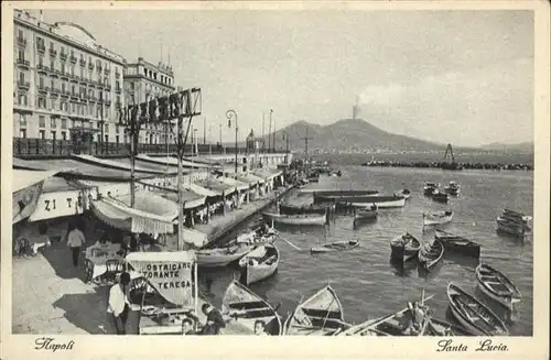 Napoli Neapel Santa Lucia Boot / Napoli /
