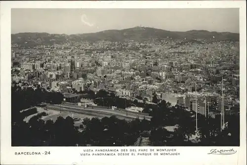 Barcelona Cataluna Parc Montjuich / Barcelona /