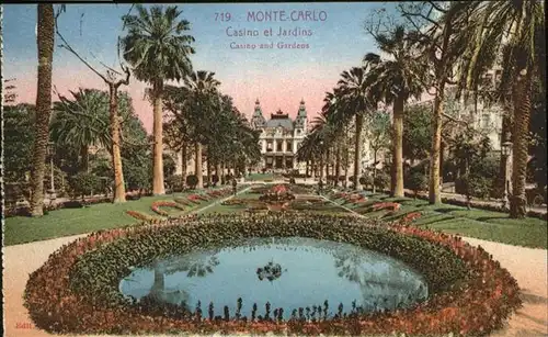 Monte-Carlo Casino Jardins Garden / Monte-Carlo /