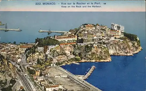 Monaco Rocher et la Port / Monaco /