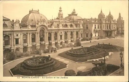 Monte-Carlo Casino Jardins / Monte-Carlo /