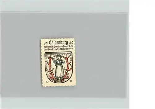 Baldenburg Briefmarke / Polen /