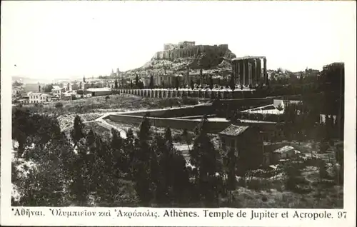 Athenes Temple Jupiter Acropole / Griechenland /Griechenland