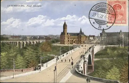 Luxembourg Luxemburg Pont Adolphe / Luxembourg /