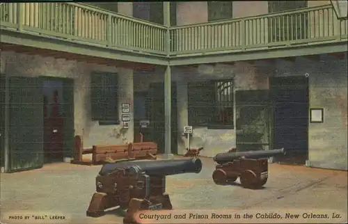 New Orleans Louisiana Courtyard Prison Rooms Cabildo / New Orleans /