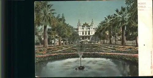 Monte-Carlo Casino Springbrunnen / Monte-Carlo /