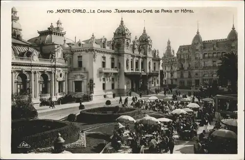 Monte-Carlo Casino Terrasse Cafe de Paris Hotel  / Monte-Carlo /