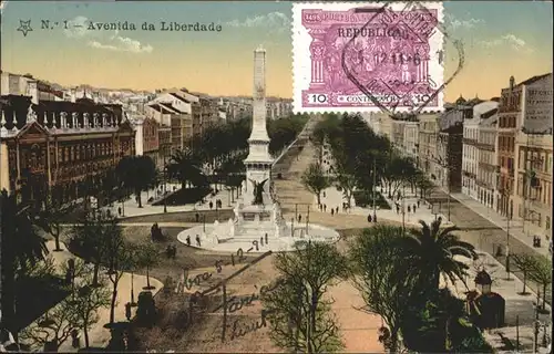 Lisboa Avenida Liberdade  / Portugal /