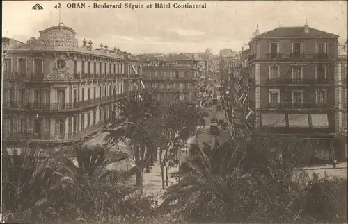 Oran Algerie Boulevard Seguin Hotel Continental / Oran /