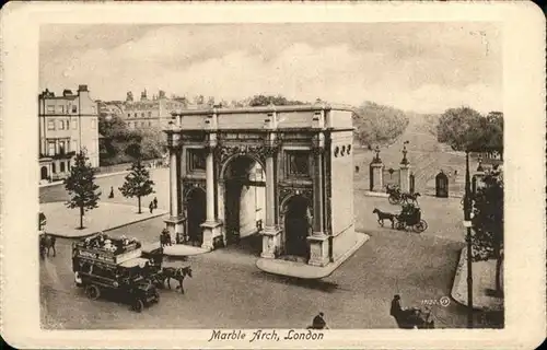 London Marble Arch Kutsche  / City of London /Inner London - West