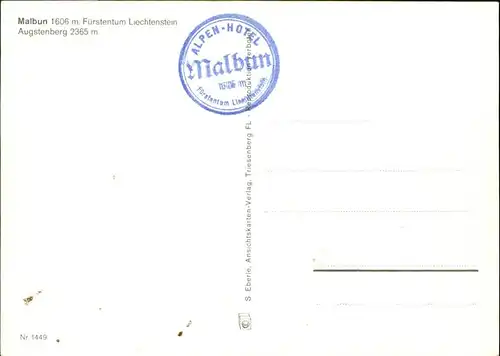 Malbun Augstenberg / Triesenberg Liechtenstein /