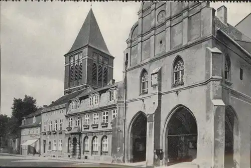 Preussisch Holland Pfarrkirche St. Bartholomaeus Rathaus Turm / Polen /