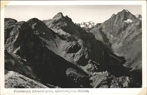 Kirchdachspitze Wasenwand Schneiderspitze Habicht / Neustift im Stubaital /Innsbruck