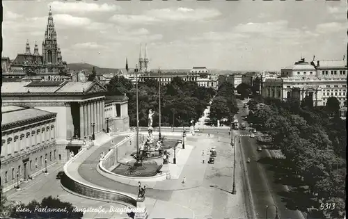 Wien Parlament Ringstrasse Burgtheater / Wien /Wien