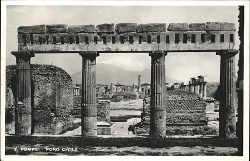 Pompei Foro Civile /  /